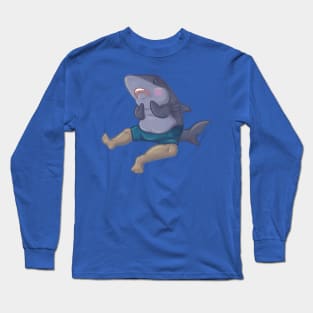 Reverse Mermaid - Shark Long Sleeve T-Shirt